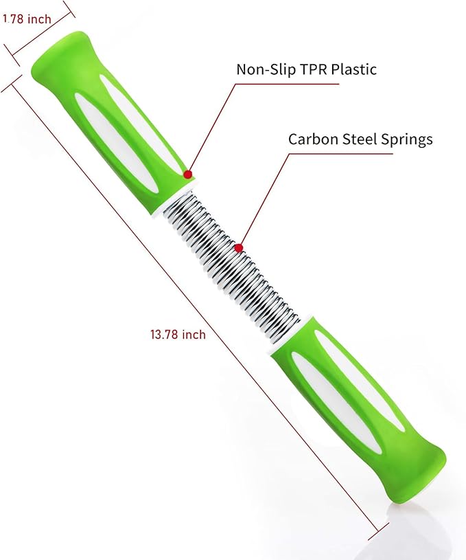 BoldFire Power Twister Bar for  Workout – 60KG Resistance Fitness Equipment