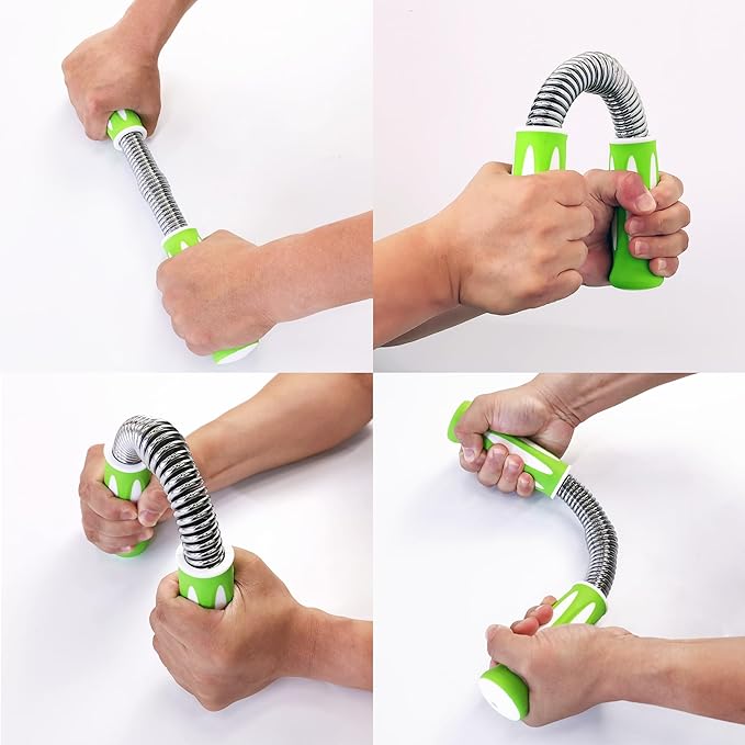 BoldFire Power Twister Bar for  Workout – 60KG Resistance Fitness Equipment