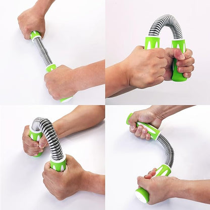 BoldFire Power Twister Bar for  Workout – 60KG Resistance Fitness Equipment